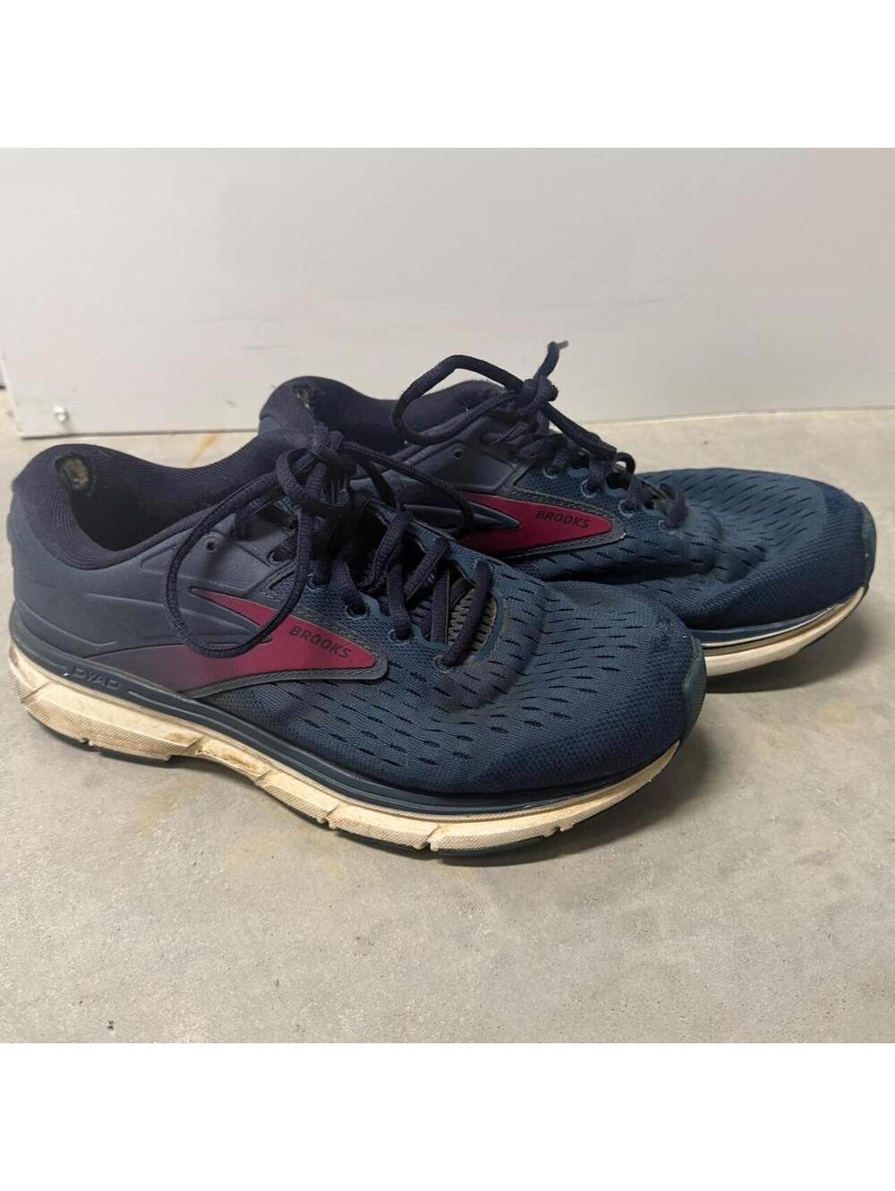 Brooks Addiction GTS 15 Men's Running Shoes Navy Burgundy Extra Wide 2E Size 8.5